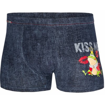 Cornette Valentýnské boxerky 01056 Kiss Me jeans – Hledejceny.cz