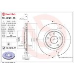 Brzdový kotouč BREMBO 09.N248.11 - CHRYSLER, FIAT, LANCIA – Hledejceny.cz