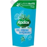 Radox Feel Hygienic & Replenished tekuté mýdlo náhradní náplň 500 ml – Zboží Mobilmania
