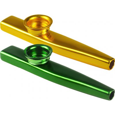 Kazoo sada Zelené a zlaté 2 ks – Zboží Mobilmania
