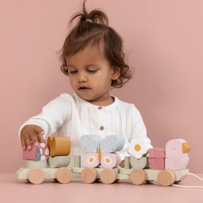 Little Dutch Vláček květiny a motýli – Hledejceny.cz
