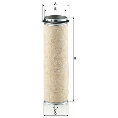 MANN-FILTER Vzduchový filtr MANN CF1200 (MF CF1200) – Hledejceny.cz