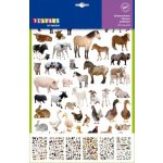 Samolepky zvířata 300 ks – Zboží Dáma