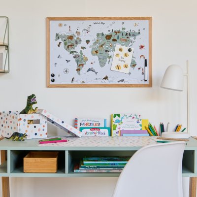 Zeller Magnetická psací tabule mapa světa 60 x 40 cm – Zboží Mobilmania