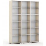 B2B Partner Silver Line dub přírodní 3 sloupce 2230x1800x400 mm – Zboží Dáma