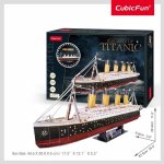 CubicFun 3D puzzle Svítící Titanic 266 ks – Zboží Dáma