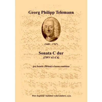 Telemann Georg Philipp Sonata C dur TWV 41C4 – Hledejceny.cz