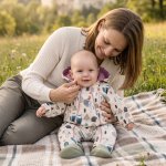 Monkey Mum® Softshellová kombinéza s membránou Denní zvířátka – Hledejceny.cz