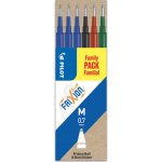 Pilot FriXion Ball 07 Náplň sada 6 ks modrá (3 ×), černá, červená, zelená – Zboží Dáma