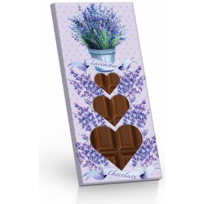 Selllot Hořká čokoláda 60% Levandule 100 g – Hledejceny.cz