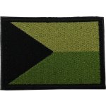 Textilní nášivka Vlajka ČR 60x40 mm - zelená, A.C.M. – Hledejceny.cz