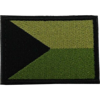 Textilní nášivka Vlajka ČR 60x40 mm - zelená, A.C.M. – Hledejceny.cz