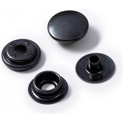 PRYM Stiskací knoflíky Sport & Camping, 15 mm, 10 ks, černé – Zboží Dáma