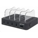 Manhattan 102261 USB nabíjecí stanice, 4-Port USB Charging Station, USB-A, černý