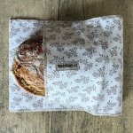 Chlebapsa - kapsa na chléb, bílá s béžovými lístky MagsBags.cz – Zboží Dáma