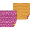 Vystřihovánka a papírový model Origami papírky 10x10 Motýlci růžovo oranžové Heyda TBF4875580