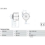 generátor BOSCH 0 986 034 740