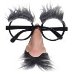 Ptákoviny CB Brýle s knírem a obočím Barva: šedá – Zboží Dáma