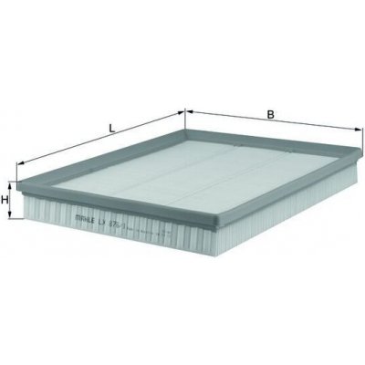 Vzduchový filtr MAHLE LX 876/1 – Hledejceny.cz