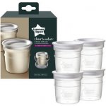 Tommee Tippee Sada nádobek pro uchovávání mlékae 4ks Transparentní – Zboží Dáma