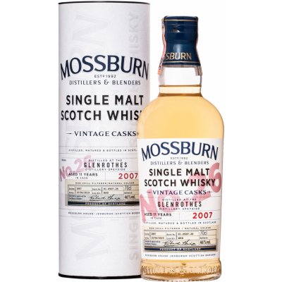 Mossburn Vintage Casks Glenrothes 11y No. 26 46% 0,7 l (tuba) – Hledejceny.cz