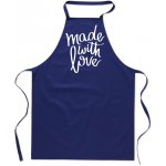 Povidlo.cz Zástěra Made with love Kralovská modrá – Hledejceny.cz