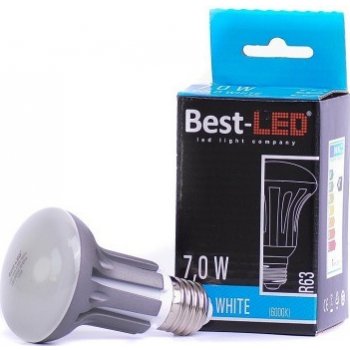 Best-Led LED žárovka E27 7W studená bílá BL-R63-7 studená bílá