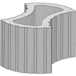 CS-BETON Svahová tvárnice FLORETA 500x209x300 mm černá – Zboží Mobilmania