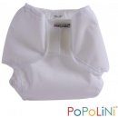 Popolini Polyesterky PopoWrap bílé M 5-10 kg
