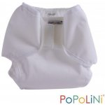 PoPoLiNi Polyesterky PopoWrap bílé Vel. M (5 - 10 kg)