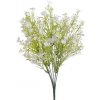 Květina Umělá kytice drobné květinky 36 cm - bílá