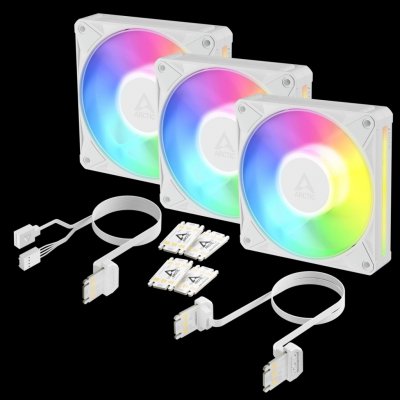 ARCTIC BioniX P12 A-RGB White 3-Pack ACFAN00338A – Hledejceny.cz