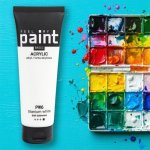 FeelMyPaint akrylová barva 120 ml titanová bílá – Zboží Dáma
