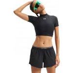 Under Armour HeatGear Crop Mock SS BLK Černá – Zboží Dáma