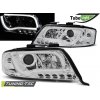 Přední světlomet Audi A6 05.97-05.01 LED Tube Lights Chrome