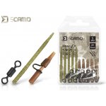 Delphin Set Závěsky a Převleky a Obratlíky sCAMO HeavyC + Swivel #4 + Tube 5 ks – Zboží Mobilmania