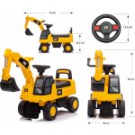Milly Mally bagr se zvukem CAT Excavator žlutý – Zboží Dáma