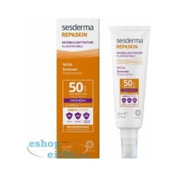Sesderma pleťový fluid neviditelná fotoochrana SPF50 Repaskin (Invisible Light Texture Facial Sunscreen) 50 ml