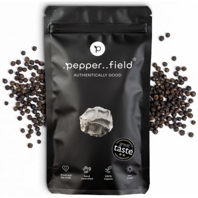 Pepper Field Kampotský Pepř černý doypack 100 g – Zbozi.Blesk.cz