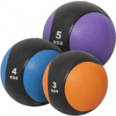 Gorilla Sports 12 kg (1x3 kg 1x4 kg 1x5 kg) Medicimbal set – Zboží Mobilmania