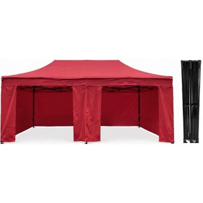 TENTino STEEL HEXAGON 4x8 m 7A - ČERVENÁ – Hledejceny.cz