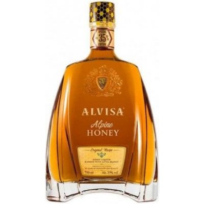 Alvisa Alpine Honey 35% 0,5 l (holá láhev) – Zbozi.Blesk.cz