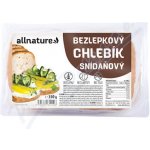 ALLNATURE Bezlepkový chlebík snídaňový superfoods 350 g – Zboží Dáma