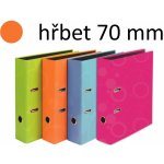 Karton P+P pákový pořadač Neo Colori A4 7 cm oranžový – Hledejceny.cz