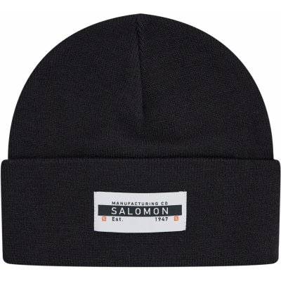 Salomon Outlife Logo Beanie LC1585500 černá – Hledejceny.cz