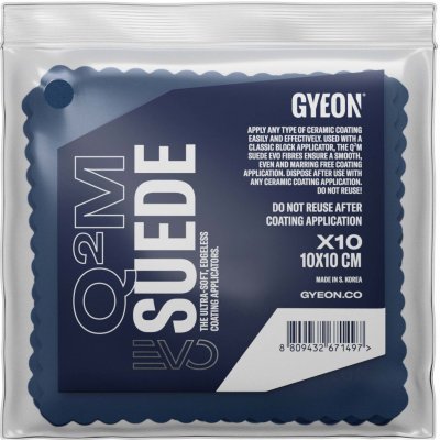 Gyeon Q2M Suede EVO 10 x 10 cm 10 ks – Sleviste.cz