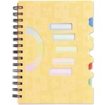 Argus Spirálový sešit s rozdružovačem A5 žlutá – Zboží Živě