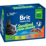 Brit Premium Cat Sterilised Liver 12 x 100 g – Sleviste.cz