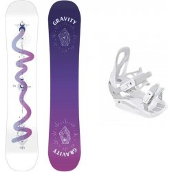 Snowboard set Gravity Sirene White 23/24