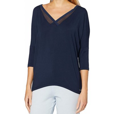 Calvin Klein 3/4 V Neck Top QS5780E – Zbozi.Blesk.cz